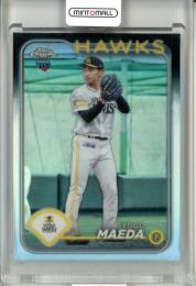2024 TOPPS NPB CHROME ベースボールカード 前田悠伍 #7 RC Refractors ソフトバンク