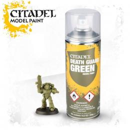 【シタデルカラー】スプレー:デスガード・グリーン/SPRAY:DEATH GUARD GREEN 水性塗料 ペイント CITADEL ウォーハンマー