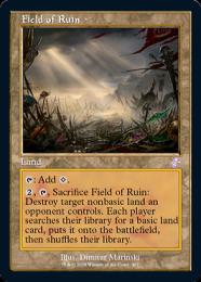 【TSR】【ENG】【Foil】《廃墟の地/Field of Ruin》旧枠版