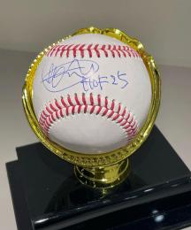 Ichiro Suzuki Autographed Official MLB Baseball Seattle Mariners "HOF 25" IS Holo & Beckett BAS Witness QR Stock