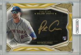 2019 Topps Five Star New York Mets Pete Alonso Golden Graphs Gold #GG-PA RC(ROOKIE YEAR!)(パラレル版) 09/10