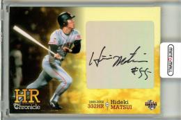 2007 BBM HR Chronicle 本塁打列伝 #HMT 松井秀喜(巨人) 直筆サインカード(55枚限定) 52/55