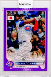 2022 Topps Japan Edition Willson Contreras #70 Purple【42/50】 Chicago Cubs ※表面にやや白欠け有りのため状態要確認