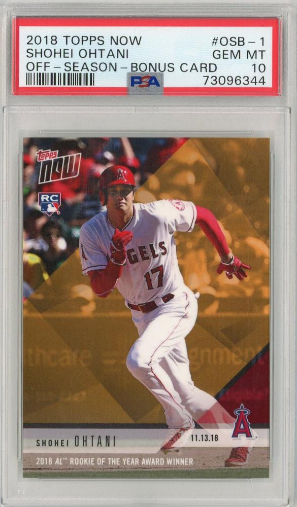 2018 Topps Now #OSB1 Shohei Ohtani 【PSA10】《Gem-MINT》 Los Angeles Angels