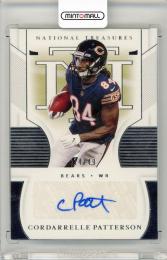 2020 Panini National Treasures Football Cordarrelle Patterson Autograph【14/49】 Chicago Bears