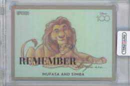 ムファサ シンバ ライオンキング 300枚限定シリアル ディズニー