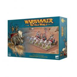 トゥームキング・オヴ・クェムリ:スケルトンの戦車【ウォーハンマー:The Old World】TOMB KINGS OF KHEMRI: SKELETON CHARIOTS (WARHAMMER)