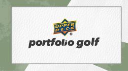 ◆予約◆GOLF 2024 UPPER DECK PORTFOLIO HOBBY