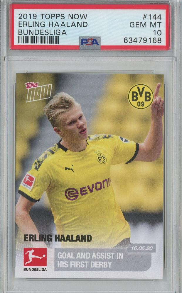 その他 2019 topps now ERLING HAALAND psa10 2019 Topps Now Erling Haaland Bundesliga #173 PSA 10 | eBay