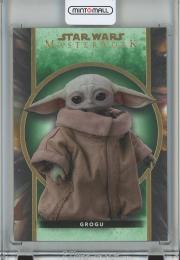 2022 Topps Star Wars Masterwork  Grogu Base/Green/#34 61/99