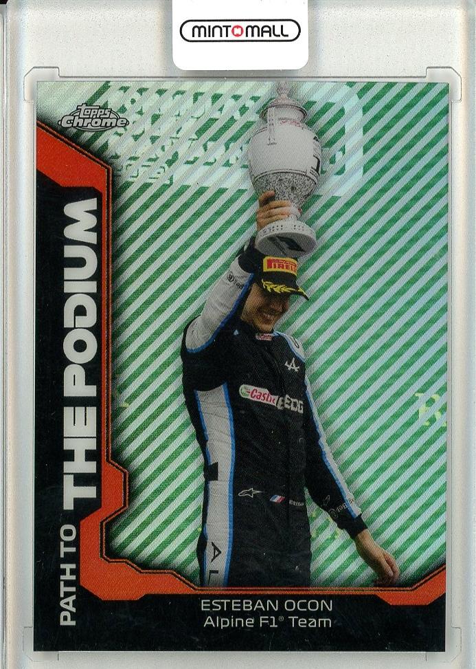 CARTE TOPPS F1 Formula 1 Racing flagship 2022 Esteban Ocon yellow
