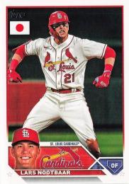 Topps Lars Nootbaar ラーズ ヌートバー Auto サイン 2024 Topps Series 1 Lars Nootbar Baseball Stars Auto