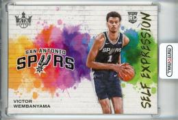 2023-24 Panini Court Kings Basketball Victor Wembanyama RC/Self Expression/#7 San Antonio Spurs