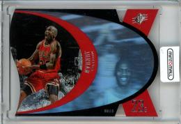 1997-98 SPx SAMPLE Michael Jordan Die-Cut/#SPX5 Chicago Bulls