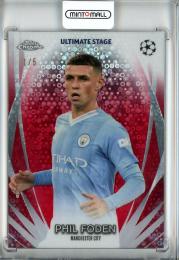 2023-24 Topps UEFA Club Competitions Soccer Phil Foden Ultimate Stage/#USC-34【1/5】《やや難あり》 Manchester City