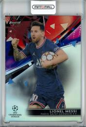 2021-22 Topps Finest UEFA Champions League Lionel Messi Base/Refractor/#1 Paris Saint-Germain