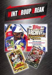 MINT GROUP BREAK グループブレイク 2024 TOPPS ARCHIVES SIGNATURE SERIES ACTIVE EDITION 1ケース 【ランダムヒット式】