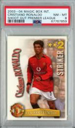 2003-04 MAGIC BOX INT. Shoot Out Cristiano Ronaldo 【PSA8】 Manchester United