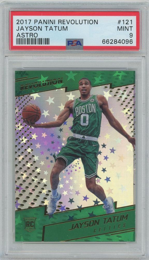 Boston Celtics Tatum Poster PSA 10 2017-18 Panini Revolution