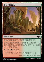 【OTJ】【JPN】【Foil】《逆棘の辺境林/Bristling Backwoods》