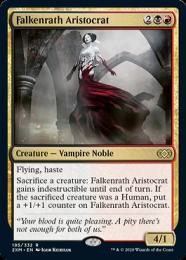 【2XM】【ENG】【Foil】《ファルケンラスの貴種/Falkenrath Aristocrat》