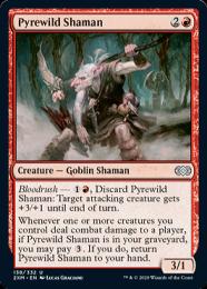 【2XM】【ENG】【Foil】《薪荒れのシャーマン/Pyrewild Shaman》