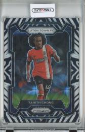 2023-24 PANINI PRIZM PREMIER LEAGUE SOCCER  Tahith Chong Base/Choice Zebra Prizms/#300 09/15