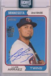 2024 Topps Archives Signature Series Minnesota Twins Luis Arraez 2023 Topps Heritage 22/44