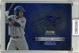 2012 Bowman Sterling Cleveland Guardians Francisco Lindor Autograph Prospects