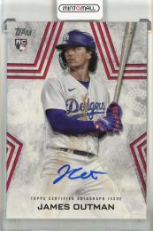 2023 Topps Update Series Los Angeles Dodgers James Outman Baseball Stars Autographs