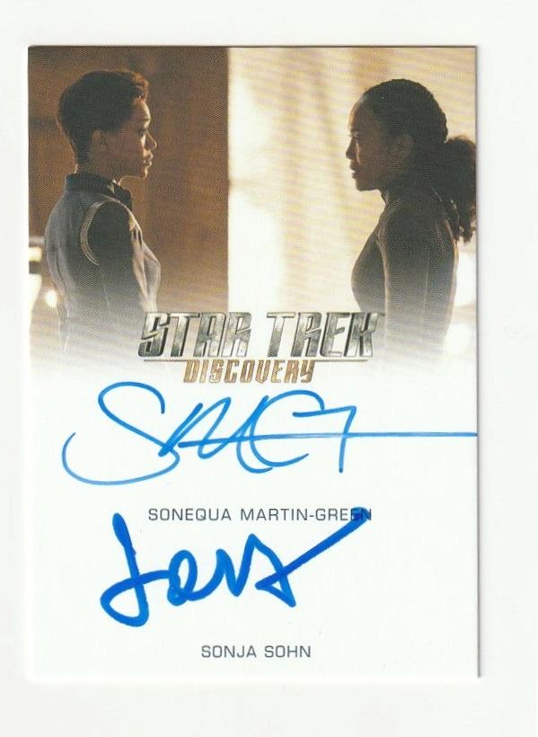 ミントモール Mint 新宿店 Rittenhouse Star Trek Discovery Season Two Dual Autograph Sonequa Martin Green And Sonja Sohn