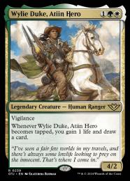 【OTJ】【ENG】【Foil】《アティインの英雄、ワイリー・デューク/Wylie Duke, Atiin Hero》