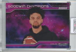 2023 UPPER DECK GOODWIN CHAMPIONS  Caleb Williams Platinum/Horizontal/Cosmic/#P62 99/199