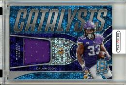 2022 Panini Spectra  Dalvin Cook CAT-DCO Catalysts Neon Blue Parallel 15/60