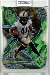 2022 Panini Spectra  Alvin Kamara #61 Neon Green Die-Cut Parallel 17/30