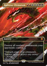 スケッチ付　Foil アーティストプルーフ　破滅の根本原理 MTG ミントモール / MINT GAMES MTG(東日本橋) / 【SPG】【ENG】《破滅の