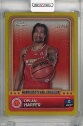 2024 Topps Chrome McDonald’s All American Dylan Harper Gold Refractor #88 【07/50】 West