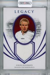 2022-23 Futera Unique World Football Jurgen Klinsmann Legacy Memo Relics Sapphire #LG14【07/15】 Germany