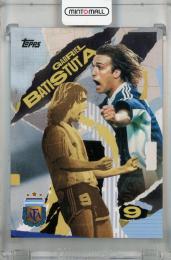 2024-25 Topps Argentina Team Set Gabriel Batistuta Bookends #43 ※裏面白かけあり