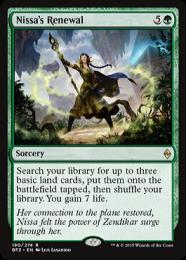 【BFZ】【ENG】《ニッサの復興/Nissa's Renewal》