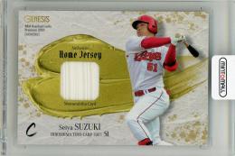 2018 BBM GENESIS 鈴木誠也 ホームジャ-ジーカード【192/300】 広島東洋カープ