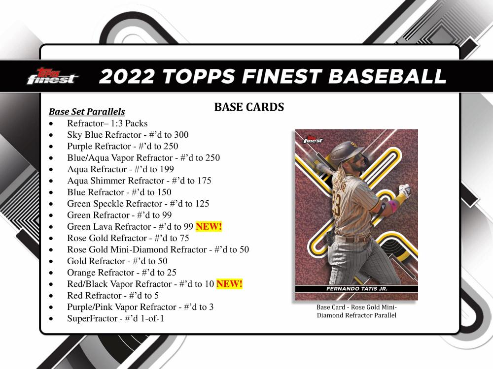 ミントモール / MINT-WEB店 / MLB 2022 TOPPS FINEST BASEBALL HOBBY
