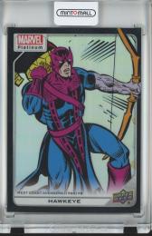 2023 UPPER DECK MARVEL PLATINUM  Hawkeye Base/High Series/Black Rainbow/#105