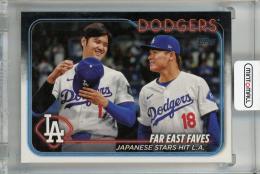 2024 Topps Update Series Shohei Ohtani/Yoshinobu Yamamoto Combo Card #US13 Los Angeles Dodgers