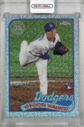2024 Topps Series 2 Yoshinobu Yamamoto 1989 Topps Baseball Chrome Silver Pack #2T89C-26 RC ※裏面初期傷あり Los Angeles Dodgers