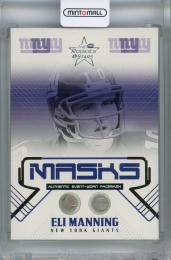 2004 Leaf Rookies and Stars Eli Manning Masks #M1 ※裏面傷あり【066/325】 New York Giants