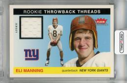 2004 Fleer Tradition Eli Manning Rookie Throwback Threads #TTEM2 New York Giants