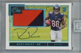 2019 Panini One Riley Ridley Rookie Patch Autograph Blue #30 RC【13/99】 Chicago Bears