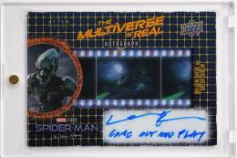 2023 Upper Deck Spider-Man No Way Home #FCAWD The Multiverse is Real Autographs Gold Willem Dafoe as Green Goblin "Come out and play" B【1/10】