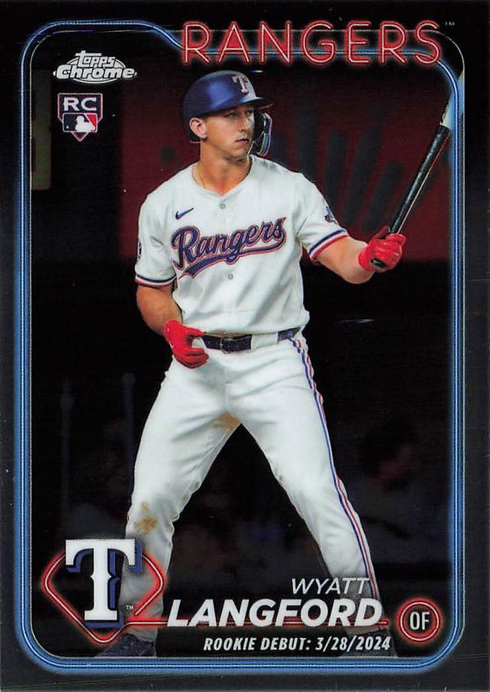 2024 Topps Chrome Update MLB #USC37 Wyatt Langford レギュラーカード RC